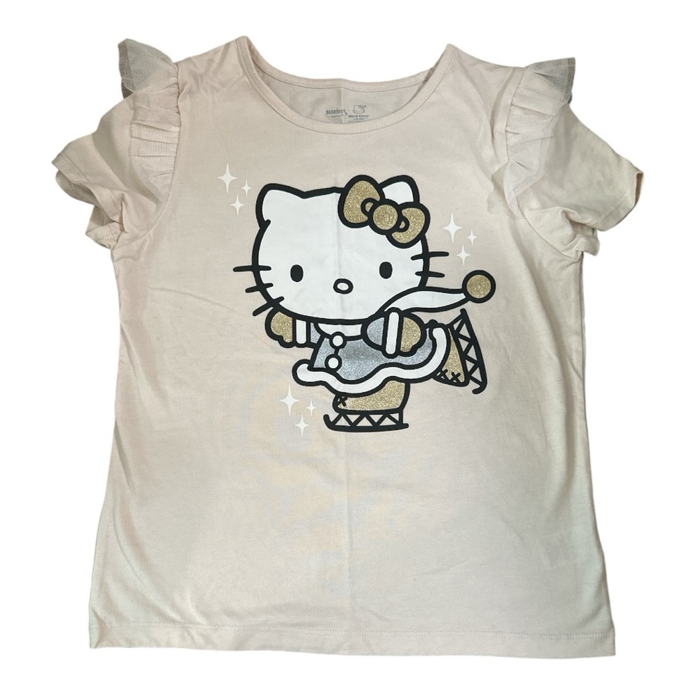 Hello Kitty X 365kids ice skating Hello Kitty Tshirt size 8